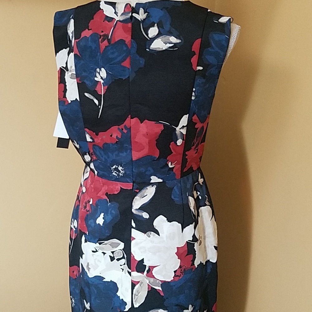 NWT Cynthia Steffe Elodie Floral V Neck Dress 6 - Picture 6 of 8